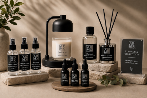 Essential Oil Blends + Liquid Candles