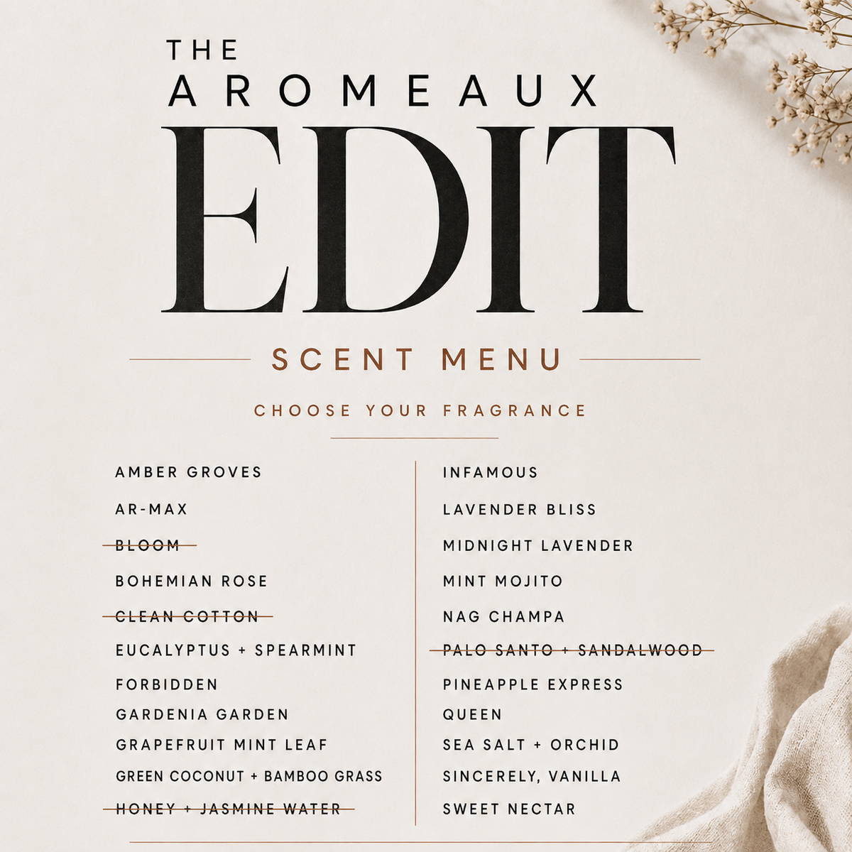 The Aromeaux Edit